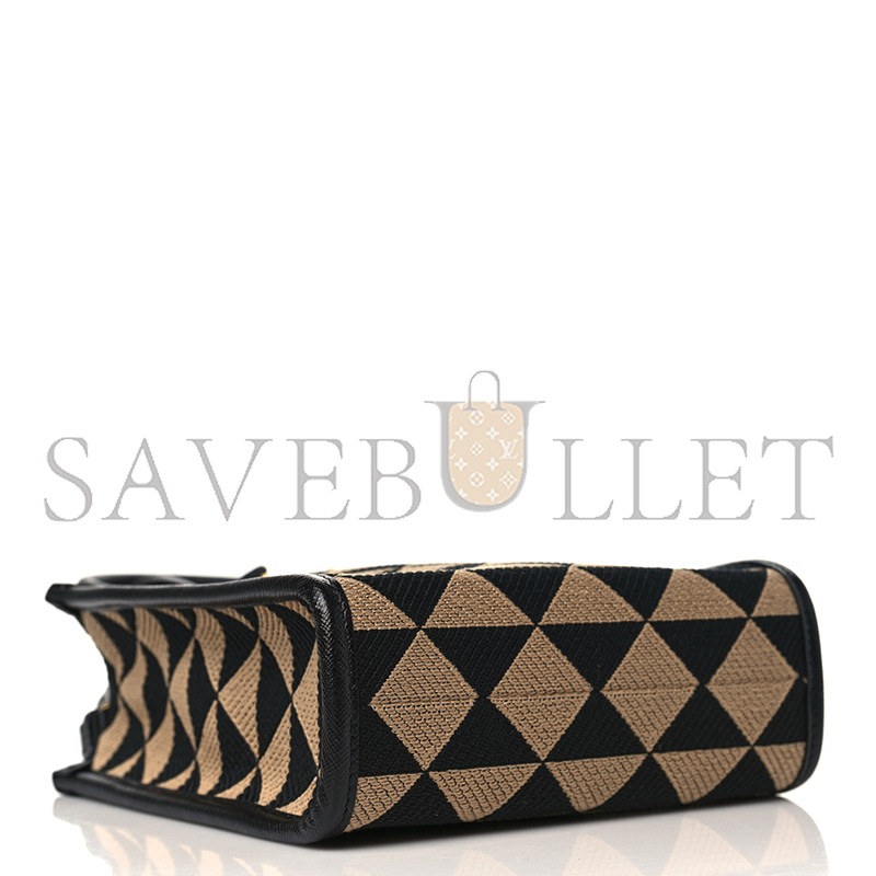 Pra*a symbole embroidered fabric mini bag 1ba355 (19*17*6cm)